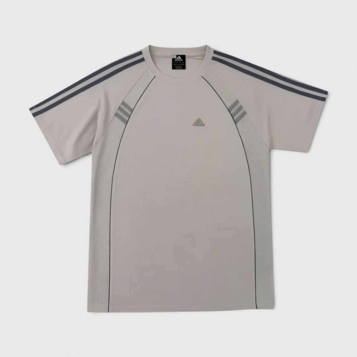 Adidas Vintage White 3-Stripes Training T-Shirt / Pre-Owned